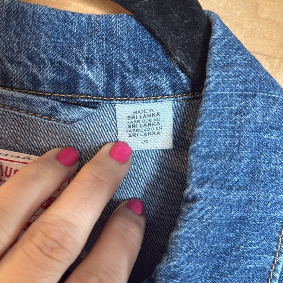 ⚾️ Authentic Levi’s MLB Dodgers, Jean jacket large - Picture 4 of 14